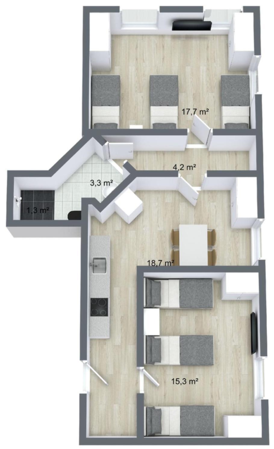 Wuerzburg Altbau-Citylofts Dış mekan fotoğraf