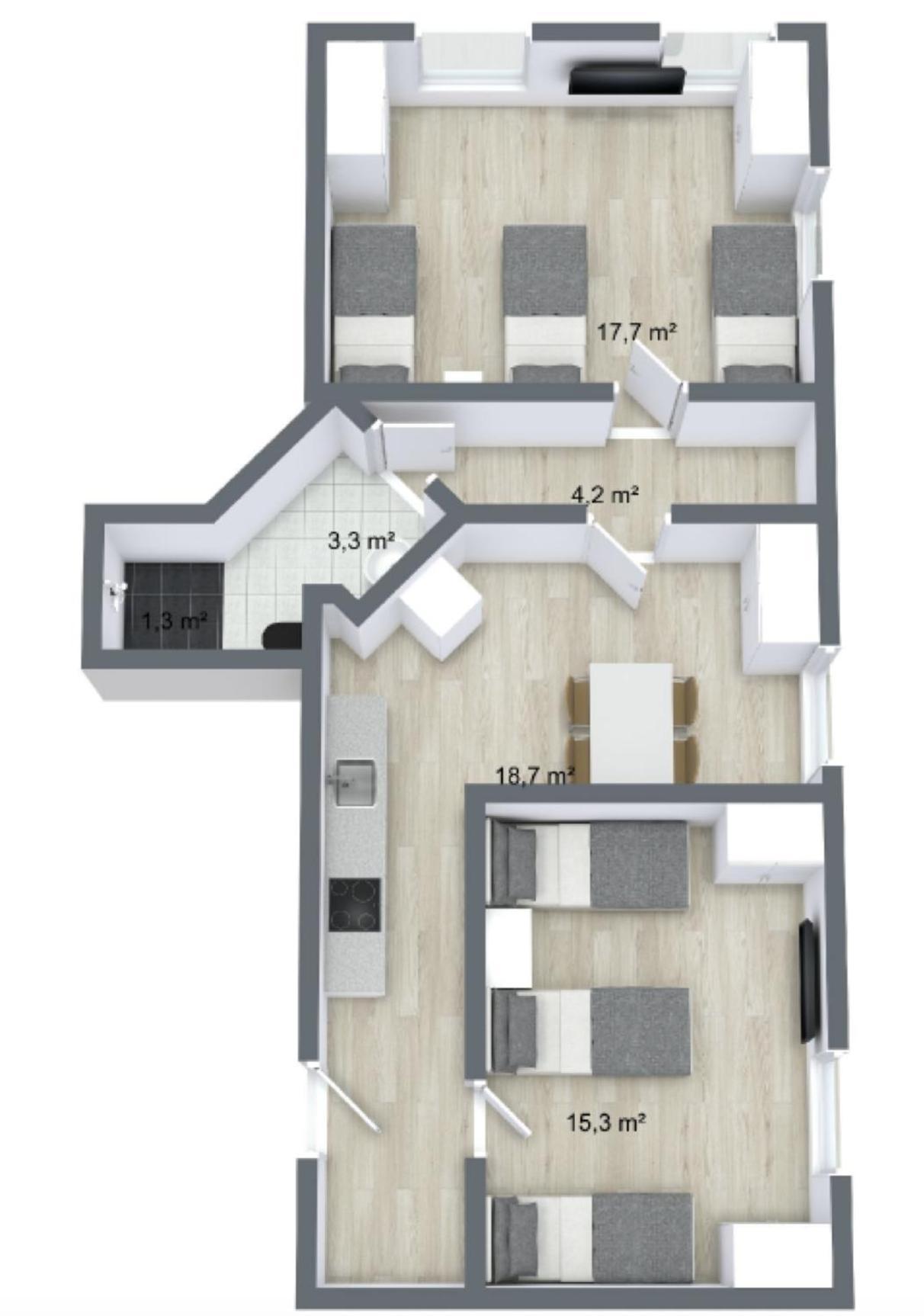 Wuerzburg Altbau-Citylofts Dış mekan fotoğraf